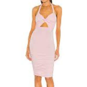 Michael costello x revolve Peyton mini dress in lilac pink size S.